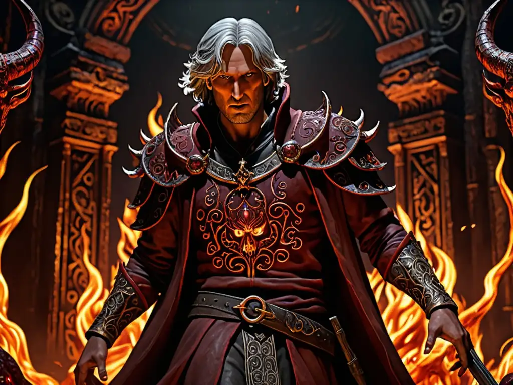 Dante avanza entre llamas y almas con determinación en el juego Dante's Inferno, transmitiendo la inmersión y grandiosidad visual del juego análisis