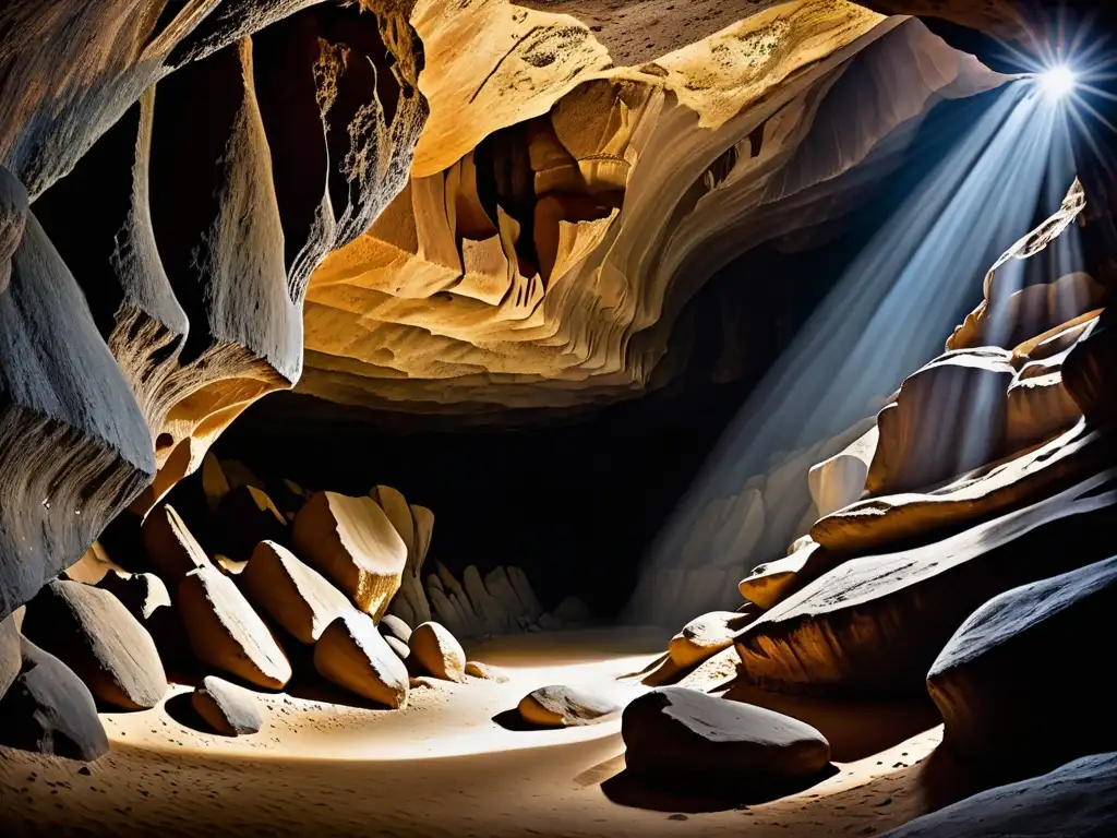 Explora el enigma sin resolver de la Cueva Tayos con sus formaciones rocosas, pasajes estrechos y luz etérea