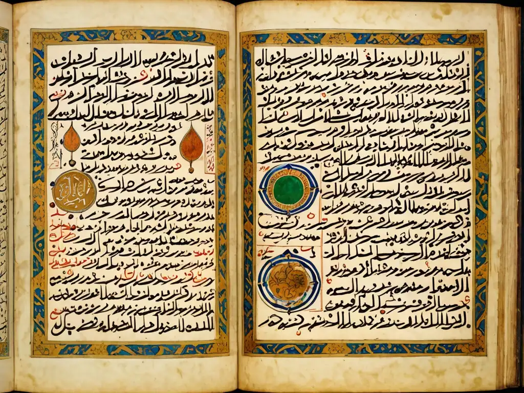 Manuscrito médico persa de Avicena: detallados diagramas anatómicos y caligrafía destacan la influencia global de la Medicina Persa Avicena