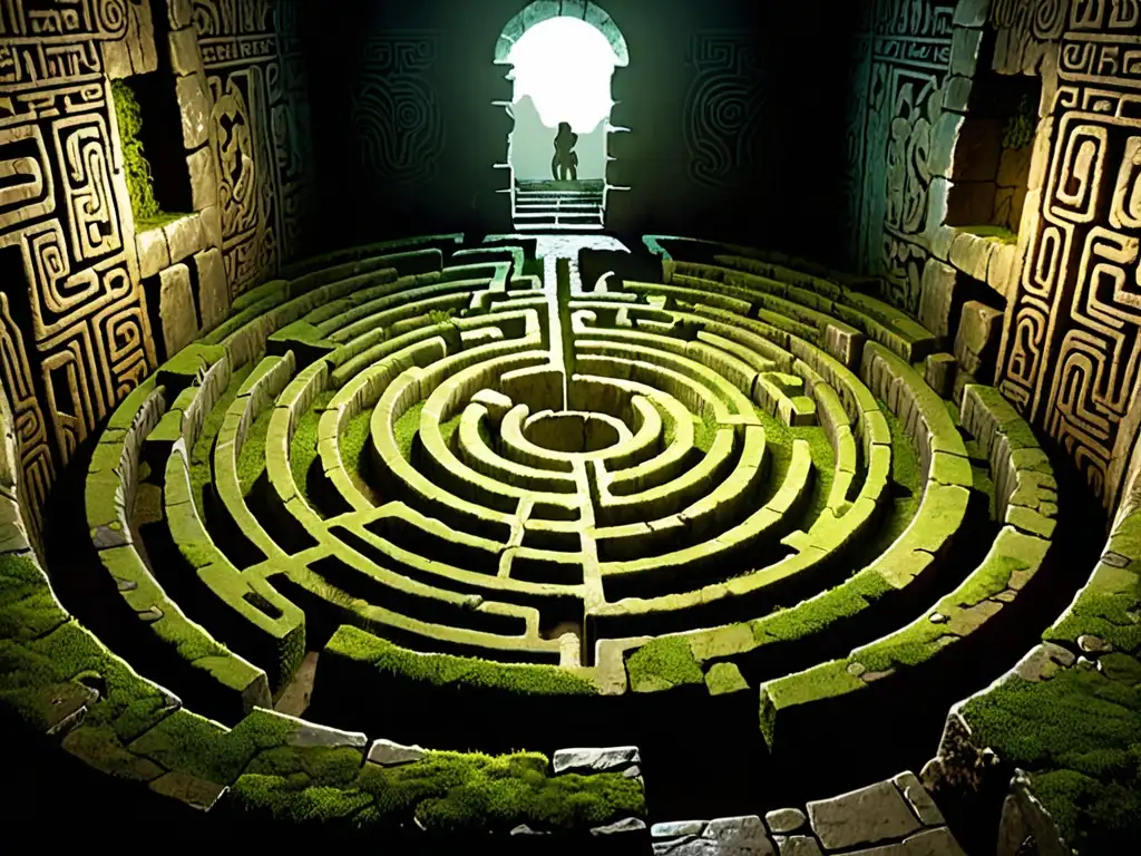 En el oscuro laberinto subterráneo, el Minotauro acecha entre pasadizos, revelando los Secretos del Laberinto del Minotauro