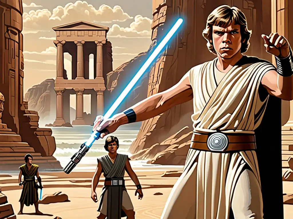 Paralelismos entre Star Wars y mitología: Luke Skywalker y Perseo enfrentan desafíos con determinación y heroísmo